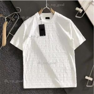 Men's Casual Polo 3D Letter Jacquard Button T Shirt Men's Women's Business T Shirt Short Sleeve T Shirt Sweatshirt 425