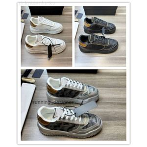 Ny lyxdesigner casual skor jeans couture sneakers fondo stargaze svart duk sneakers skor bästa kvalitet läder vit grå tränare sneaker mens