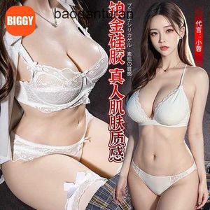 Half Body Sex Doll Biggy Solid Silicone For Real Men Insertable Hand hanterar icke uppblåsbara mjuka limleksaker Vuxna produkter PU6N