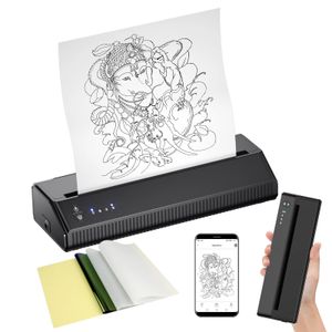 Tattoo Stencil Transfer Printer Machine 8008 Portable Thermal Maker Line Po Drawing Printing Copier 240227