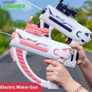 Gun Toys Glock Electric Water Gun Storage Water Guns Pistol Children Summer Beach Outdoor Fight Toys for Boys Splashing Kid Game Boy toy yq240307