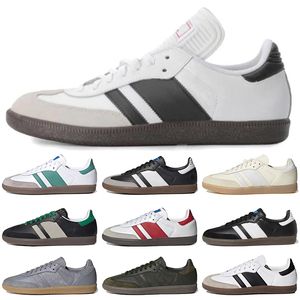 Designer Shoes Adimatic Indoor Sneakers Suede Sneaker Vegan White Gum Low Top Leather Trainers Mens Womens Platform Trainer Size 36-45