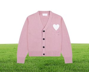 Paris Tasarımcı Men039s Sweater Yeni Amis De Coeur Macaron Love Jacquard Cardigan Sweater Erkekler ve Kadınlar için 9653583