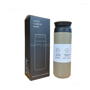 Water Bottles 304 Stainless Steel Insulation Cup 480ml Leak-proof Safe Convenient Sanitary Accompanying Vacuum Thermos