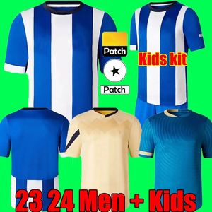 23 24 FC Portos Fußballtrikots Spielerversion Training 2023 2024 Heim Auswärts Gelb 130 Jahre Jubiläum CAMPEOES PEPE MEHDI LUIS DIAZ Männer Fußballtrikots Kinder Kits