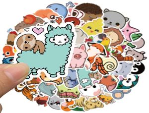 50pcs動物スケートボードステッカー漫画の落書きdiy for baby scrapbooking pencil case diary phoneラップトッププランナー装飾boo5288501