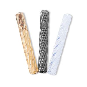 4,09 Zoll 104 mm Gewinde Colroful Thick Pyrex One Hitter Bat Glaspfeifen Shisha Halter Steamroller Handpfeifenfilter zum Rauchen Tabak Trockenkräuter Ölbrenner Dab Rigs Neu