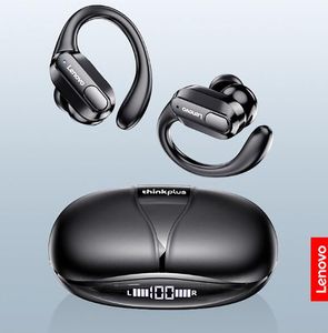 Lenovo XT80 Sports Bezprzewodowe słuchawki z mikrofonami, sterowanie przyciskiem, wyświetlacz zasilania LED, dźwięk stereo HiFi