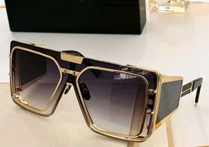 Moda tasarımcı güneş gözlüğü yaz büyük boy maske kadınlar için erkekler siyah altın mavi gradyan büyük güneş gözlükleri sonnenbrille gafa de sol uv400 koruma gözü