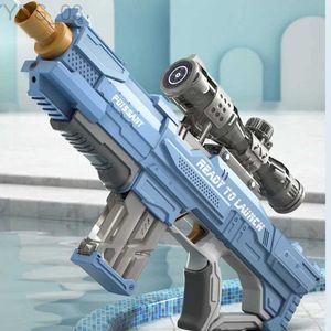 Gun Toys Water Gun Absorbing Automatic Explosion-proof Electric Water Gun Made In Summer Outdoor Water Battle Interactive Beach Water Gun YQ240307