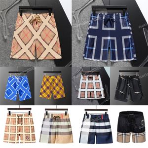 Designer-Shorts für den Sommer, Strand, Damen und Herren, modisch, kariert, bedruckt, Kordelzug, entspannt, für Herren, lässig, Streetwear, Jogginghose, asiatische Größe M-3XL