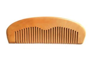Escova de pente de barba de madeira, suporte para personalizar logotipo gravado a laser, 500 peças, pentes de cabelo de madeira para homens e mulheres, Grooming203S9961959
