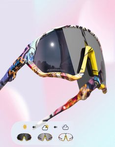 Okulowe okulary Kapvoe Pochromic Cycling Okulary przeciwsłoneczne mężczyźni Kobiety Sport Road Mtb Mountain Rower Clayes Goggle 2209292291132