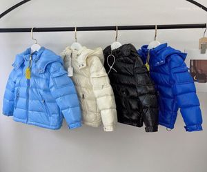 Piumini per bambini Trapstar London MC Giacche Nero Irongate Cappuccio staccabile Felpa con cappuccio ricamata con lettera di grande qualità Inverno Warmt3952122