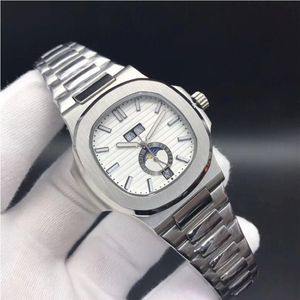 10 Colors High Quality Watches 5726 Mechanical Automatic Men Watch Moon Phase 24H Stainless Steel All Functions Work 40 5mm260p