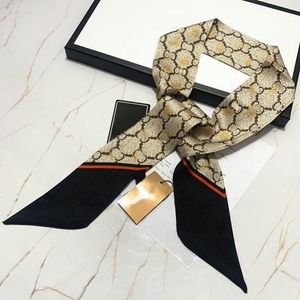 2024 Handbag Scarf Headbands Women Letter Flower Silk Scraves Denimgram Confidential Bandeau Bag Hair Bandeau Bees Silk Neck Bow Monogram Confidential Bandeau 300