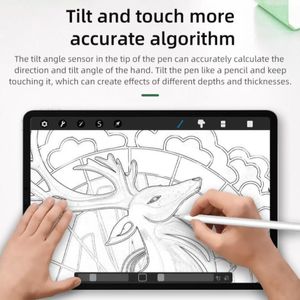 La seconda generazione di penna con condensatore di carica magnetica Stilo da disegno inclinabile Stilo per display digitale Bluetooth per tablet iPad wxkjZ64054974