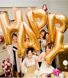 Ny design 40quot A Z Full Alphabet Air Balloon Party Wedding Decoration Mylar Foil Balloon Large Large Letter5366176