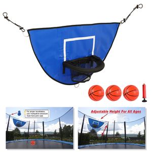 Trampoline Universal Outdoor Waterproof Sunscreen Basketball Stand Trampolines Child Basketball Toy Set Entertainment Accessorie 240226