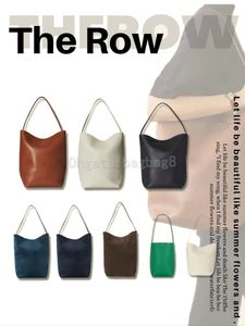Designer de moda saco balde sacos de nylon the row park mulheres nova tote couro bolsa de luxo grande ombro cruz corpo sacos de alta qualidade real hobo pochette vender totes quentes