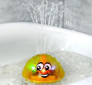 Baby-Badespielzeug, elektrischer induktiver Wassersprühball mit Licht, Badezimmer-Badewanne, Schwimmspielzeug für Kleinkinder