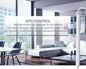 Aqara Rolling Shutter Motor ZigBee MI App Home App Remote Control Remoto Definição de tempo inteligente Curta
