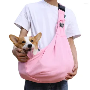 Dog Carrier Folding Backpack Breathable Pet Outgoing Bag Single Shoulder Crossbody Cat