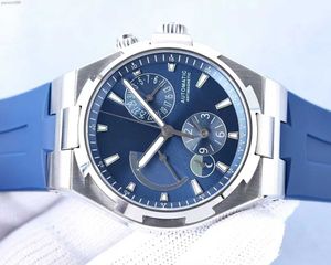 47450 Rose Gold Mens Watch TWA Fábrica Preto / Azul Dial Swiss 1222-SC Automático 28800VPH Safira Cristal Luxo Relógios Resistência à Água 30M C1