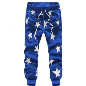 Pantaloni 2017 pantaloni da stampa a stella calda uomo camuffamento militare all'aperto del marchio di moda harem hip hop pantaloni