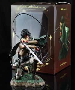 Rival Ackerman Action Figures Anime Attack on Titan Model Toys 18cm Levi Figurin PVC Collection Statue X05037861420