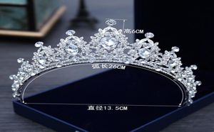 2022 Sparkling Bling Crystal Headpieces Rhinestone Adorned Bridal Crown New Design Bride039s Top Head Tiaras Accessories9194948