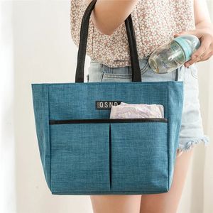 Lunch Thermal Bag Large Capacity School Picnic Food Tote Portable Insulated Cooler Storage Bags for Women Kids Shopper Handbags 240226