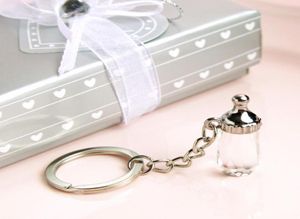 Wedding Favors Crystal Baby Bottle Keychain Christening Gifts Baby Shower Gift Box Packing3301748