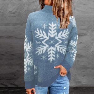 女性のセーター女性冬の春の暖かいセーターホリデーソフトプルオーバー軽量のクルーネック分厚い女性長袖特大のトップス