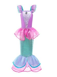 Костюм на Хэллоуин Children039s, одежда, платье принцессы русалки, детское платье для косплея для девочек, платье4807280