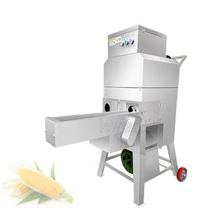 Fresh Sweet Corn Husker Sheller Thresher Seed Removing Machine Maize Peeling Shelling Machine