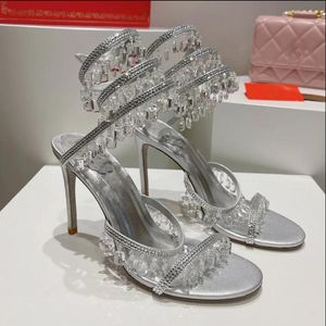 RENE CRISTAL CRISTAL CHRISTAL LORNO HIGH SANDALS HOMEL MULHERLO FAILIDADE LUZULO DIAMO