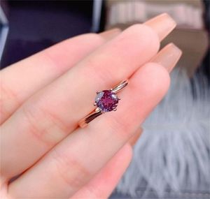 925 Sterling Silver Rings for Women natural Alexandrite Ring Wedding anillos de matrimonio pareja en oro 14 k 2202232480267