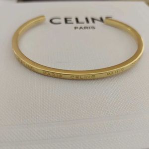 Celi Triumphal Arch Cubic Letter Open Bracelet for Girls Instagram Small Design High End Light Luxury