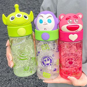 Authentic Strawberry Bear Plastic Tritan Material Children's Water Portable Direct Drinking Anti Drop Student Cup