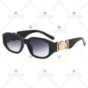 Moda de luxo marca designer óculos de sol para mulheres homens óculos Versac Biggie Ve 4361 Full Frame opcional polarizado UV400 lentes de proteção Hip Hop 390 473