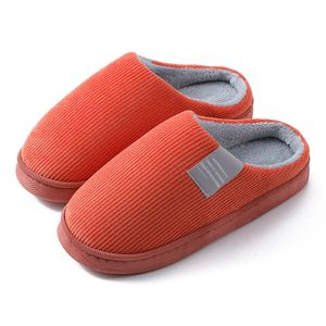 GAI LAYUE Cotton slippers women winter stay at home with thick soles anti slip and warm plush slippers 37114