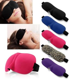 3D Sleep Mask Natural Sleeping Eye Mask Eyeshade Cover Shade Eye Patch Blindfold Travel Eyepatch 6 color KKA14657930148