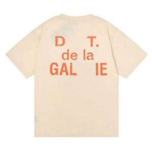 Рубашка Gallary Dept, новая уличная мода, бренд в стиле ретро, с красочным принтом, свободная пара, футболка с коротким рукавом Gallerydept для мужчин, женская футболка с короткими рукавами Fsg
