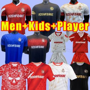 23 24 Deportivo Toluca Mens Soccer Jerseys M. Araujo J. Angulo Baeza Venegas Home Away 3rd Editions Football Men Kids Player Shirt Short Sleeves Uniforms