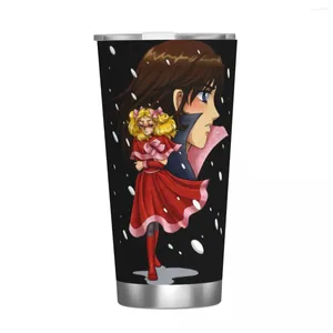 Tumblers Candy Terry Snow Isolated Tumbler With Svar Lock Anime Manga Rostfritt stål Kaffemuggar Kontor Hemma Termos Bottle Cup