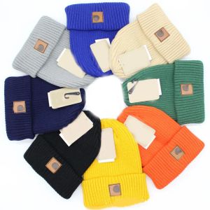 Unisex Solid Acrylic Hat Beanie Strips Knit Cap Luxury Designer Mens Lady Casual Thick Winter Warm Pullover Woolen Skull Hat Ski Caps Street Hats Fashion Accessories