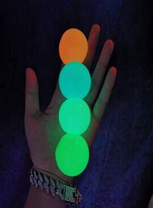 Ceiling Stress Glow in The Dark Sticky Balls toys Balloon for Adults and Kids Squishy Toy Birthday Party Surprise whole2056709