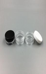 1ML1G Plastik Boş Kavanoz Kozmetik Örnek Clear Pot Akrilik Makyaj Göz Farı Dudak Balsamı Tırnak Sanatı Parçası Konteyner Glitter Şişe Trav8390258