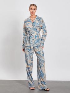 Womenka Women Women Pajama Sets Sets Floral Print Button Down Down Down Down Down Down Down Down Down Down